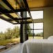 House in Healdsburg by Feldman Architecture, House in Healdsburg California, Arterra Landscape Architecture Healdsburg, Healdsburg contemporary architecture, garage style operable glass walls,