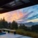 House in Healdsburg by Feldman Architecture, House in Healdsburg California, Arterra Landscape Architecture Healdsburg, Healdsburg contemporary architecture, garage style operable glass walls,