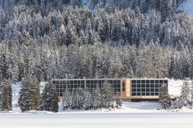 Hotel Revier by Carlos Martinez Architekten, prefab hotel, prefab Switzerland hotel, prefabricated hotel rooms, modular hotel design, modular hotel rooms, Hotel Revier, Hotel Revier architecture, Lenzerheide hotel