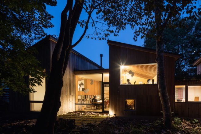 Back of house House in Tokiwa by Makoto Suzuki