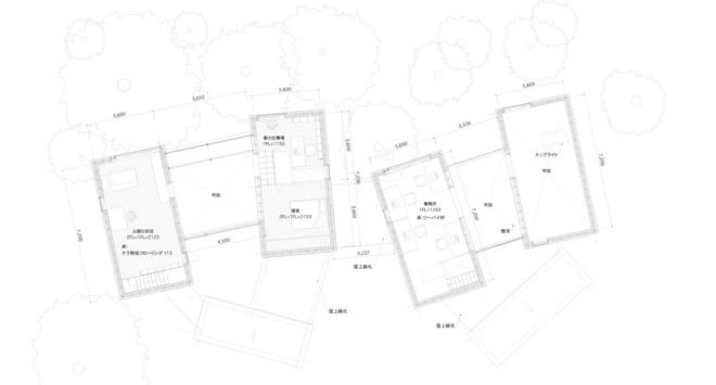 Floor plan for the second floor of House in Tokiwa