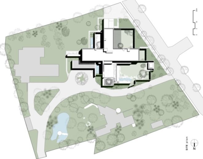 Graphic design of the House of Secret Gardens.