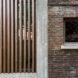 MILU by Qatarchitecten, green roof concrete extension, MILU house in Ghent, Ghent renovation and extension, board formed concrete extension, board formed concrete structural walls, operable glass garden backyard doors,