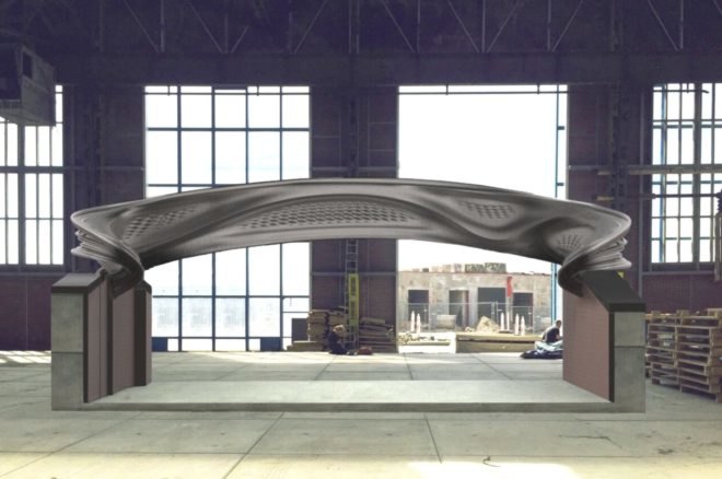 MX3D, MX3D Bridge, Bridge, 3D-printed bridge, 3D-printed, steel, stainless steel