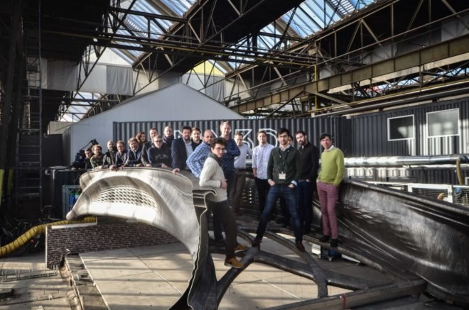 MX3D, MX3D Bridge, Bridge, 3D-printed bridge, 3D-printed, steel, stainless steel