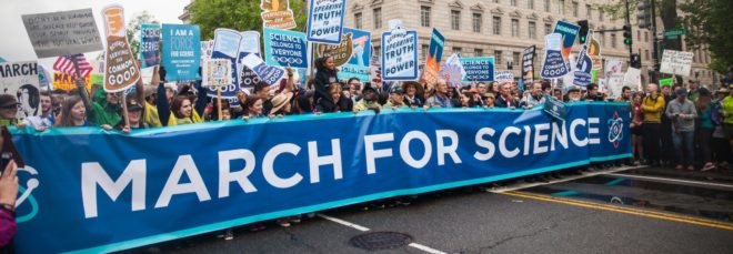 March for Science, march, protest, science, marchers, signs, scientists