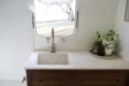 The bathroom inside the Modern Caravan.