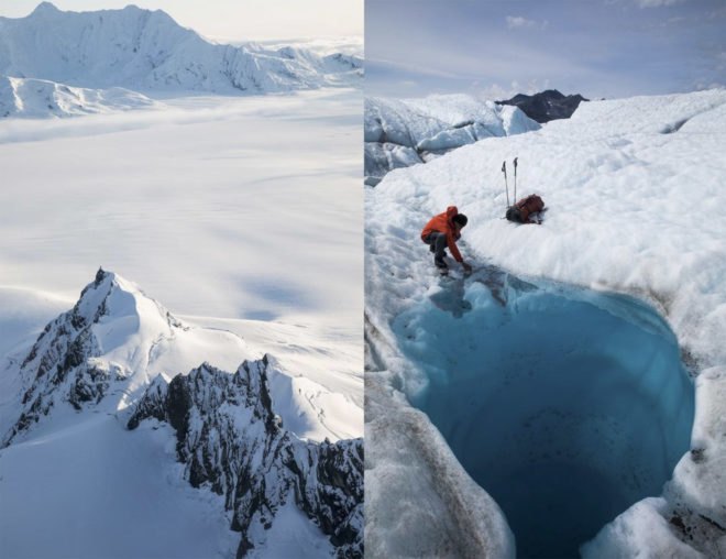 Mark Jenkins explores the glacial lakes in Alaska’s Wrangell-St. Elias National Park