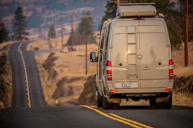 Outside Van Powerstation cruising the highway.