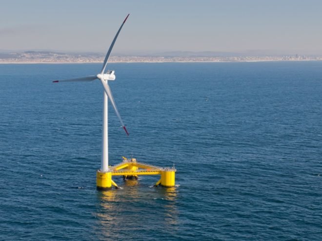 Portugal, Agucadoura, WindFloat, offshore wind, wind power, wind energy, wind turbine
