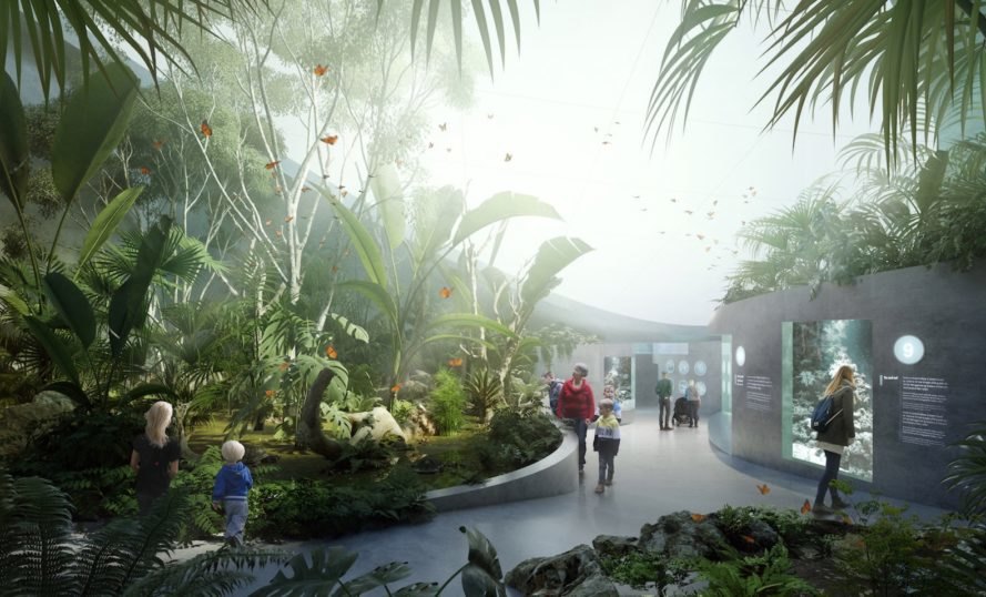 Tropical landscaping Poseidon’s Realm by 3XN and GERNER GERNER PLUS