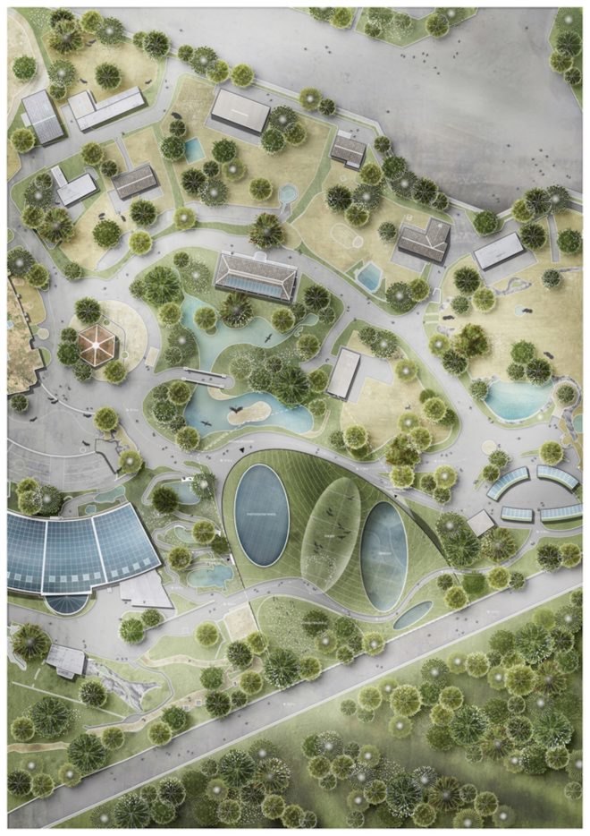 site plan view Schönbrunn Zoo