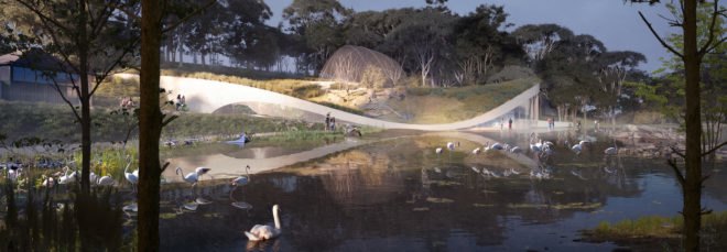 Green roof with aviary Poseidon’s Realm by 3XN and GERNER GERNER PLUS