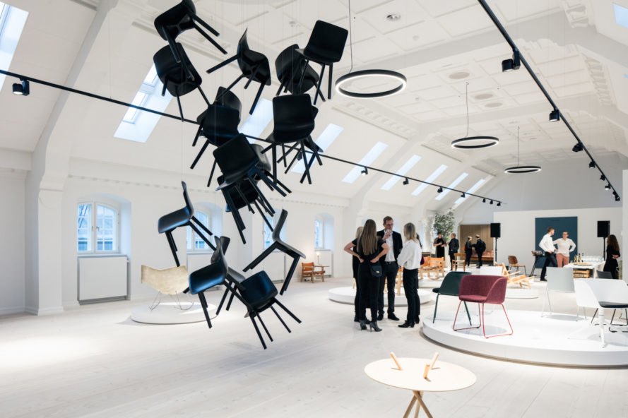 show room Postgarden by Årstiderne Arkitekter