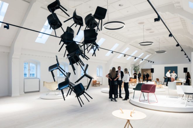 show room Postgarden by Årstiderne Arkitekter
