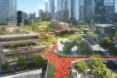 Qianhai Mawan Mile by HASSELL, Qianhai Mawan Mile, Qianhai business district Shenzhen, elevated park Shenzhen, Shenzhen High Line, boulevard in the sky, skydeck architecture,