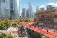 Qianhai Mawan Mile by HASSELL, Qianhai Mawan Mile, Qianhai business district Shenzhen, elevated park Shenzhen, Shenzhen High Line, boulevard in the sky, skydeck architecture,