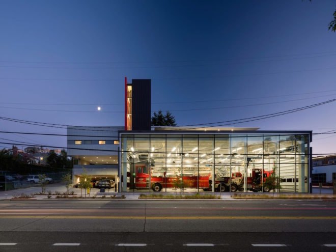 Exterior view of the station