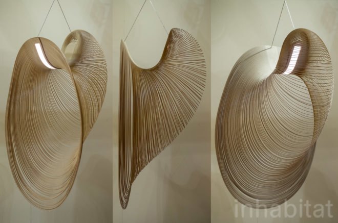 Sila lamp by Zsuzsanna Horvath at Salone Satellite during Milan Furniture Fair 2018