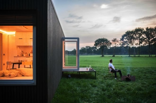 Cabin, tiny cabin, field, Slow Cabin