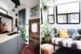 kitchen and living space