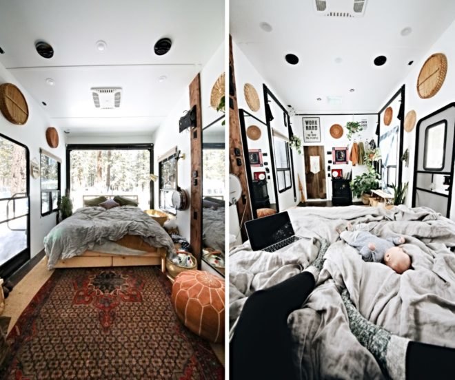 bedroom with decorations