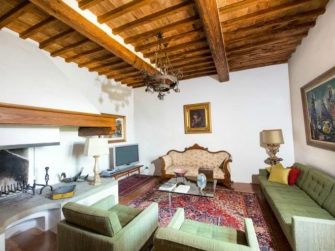 Michelangelo's former Tuscan villa, Michelangelo's former Tuscan villa for sale, living in tuscany, michelangelo's tuscan home, tuscany homes for sale, historic homes for sale, Handsome Properties International, brick homes, tuscany real estate, buying a historic home, brick homes, terracotta floors, vaulted ceilings, tuscan homes, interior design, historic home renovation, home renovation