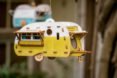 yellow birdhouse Vintage Camper Birdhouse by One Man One Garage