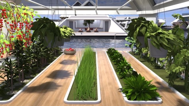 Greenhouse interior Wayaland by Pierpaolo Lazzarini