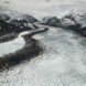 Overhead view of Alaska’s Wrangell-St. Elias National Park