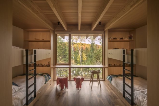 Bedroom with bunk beds