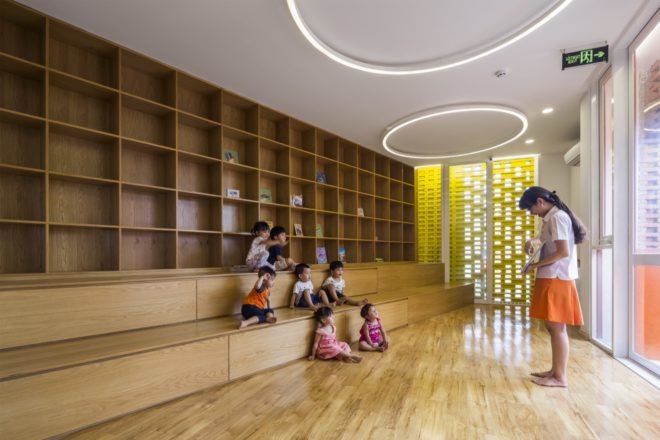 classroom setting in Chuon Chuon Kim 2 Kindergarten