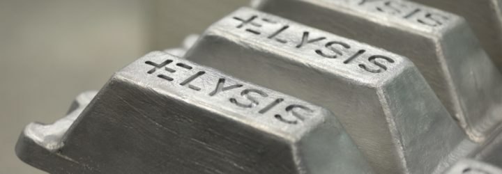 Aluminum produced in a carbon-free smelting process