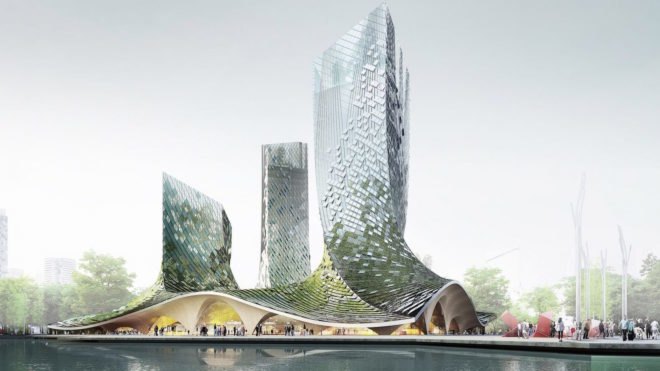building exterior French Dream Towers by XTU Architects