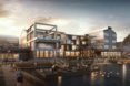 new architecture rendering at Hongqi Zhen Sugar Factory redevelopment