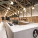 concrete painted counter Inverted Truss by B+P Architects