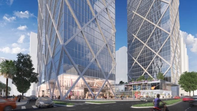 buildings engage the street level Landmark TLV
