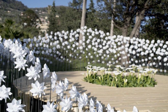 1,200 pinwheels Locus Amoenus by ENTER Studio and OBR
