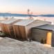 exterior shot of cluster of cabins