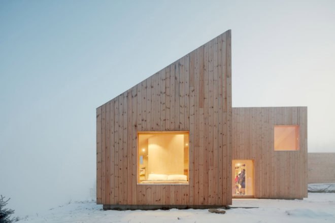 Modern hytte Mylla Cabin by Mork-Ulnes Architects