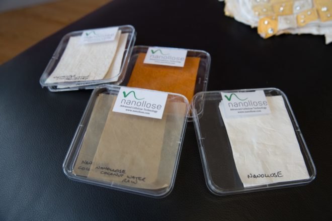 Nanollose fiber examples