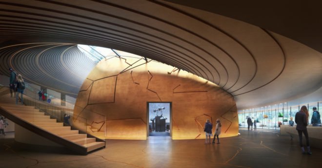 celestial theater Norway Planetarium by Snøhetta