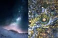 Aerial view Norway Planetarium by Snøhetta