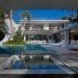 view of the home from the pool terrace