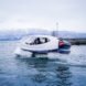 The SeaBubble cruising through Lake Geneva