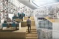 Rendering of the light-filled interior