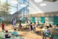 Rendering of the school interior