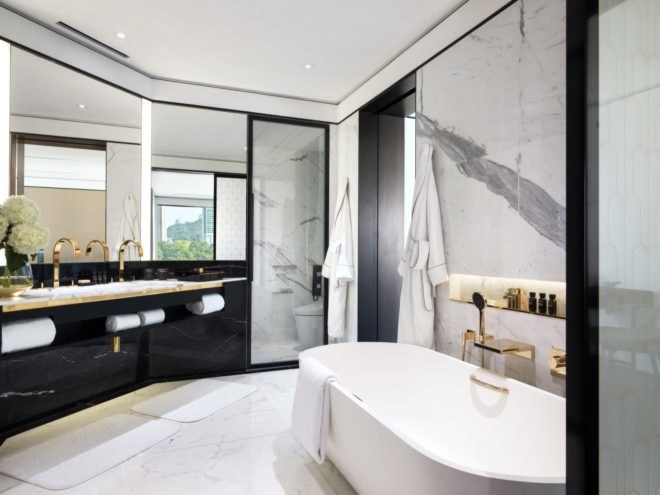 marble bathroom