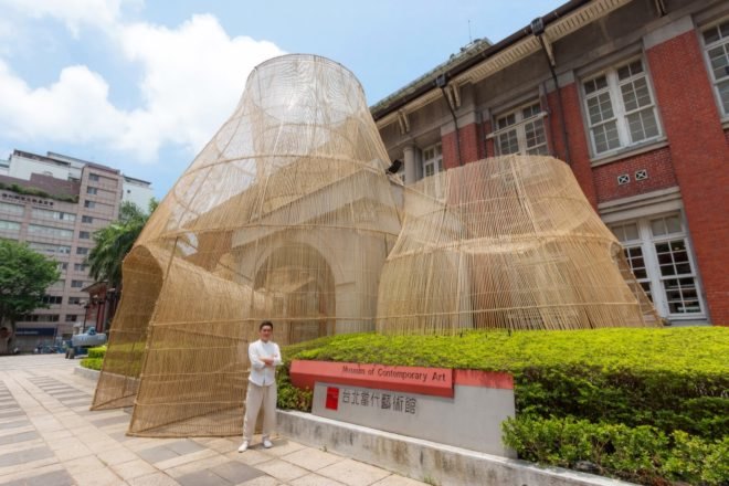angled view of the installation