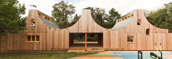 The Wooden Classroom by Studio Weave